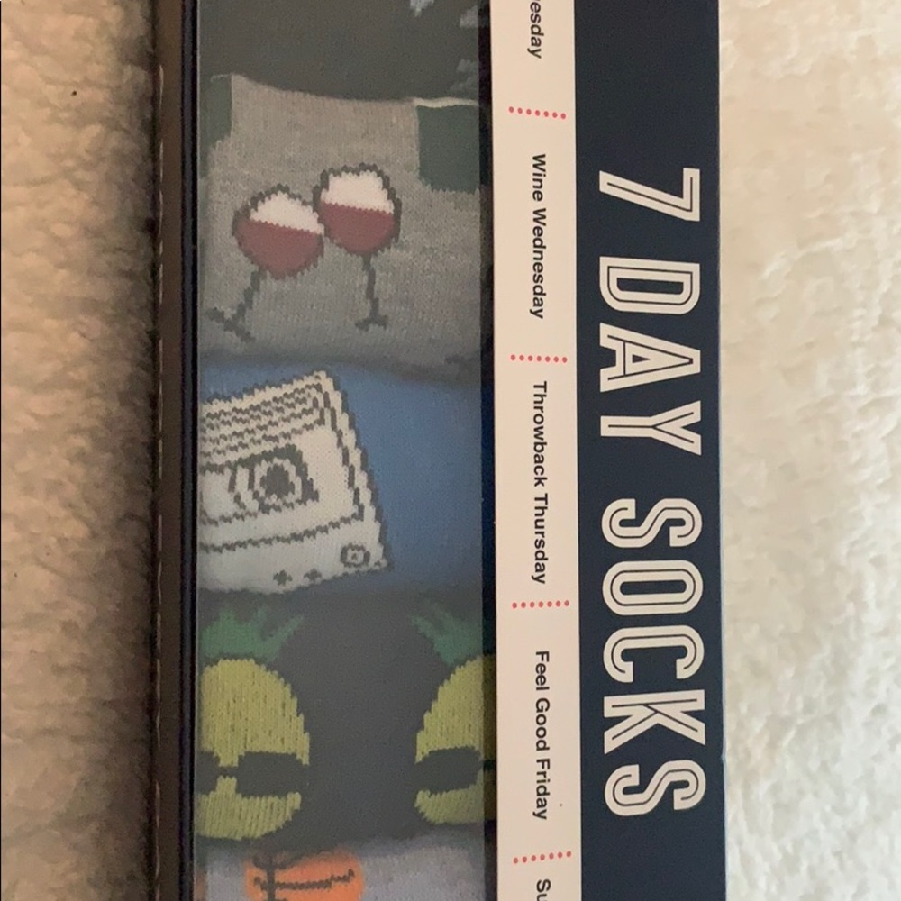 Men’s Seven Day Socks Gift Box